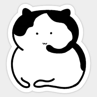 Customer Service Cat Sticker